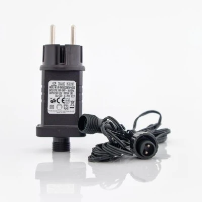 Μετασχηματιστής 31v/12w  έως 1500 led με πράσινο pvc καλώδιο IP44