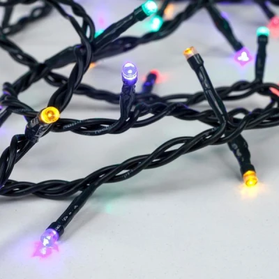 300 led λαμπάκια σε σειρά χρωματιστό φως με 8 προγράμματα & μνήμη, μετασχηματιστή 31V & πράσινο pvc καλώδιο IP44 300 led λαμπάκια σε σειρά χρωματιστό φως με 8 προγράμματα & μνήμη, μετασχηματιστή 31V & πράσινο pvc καλώδιο IP44