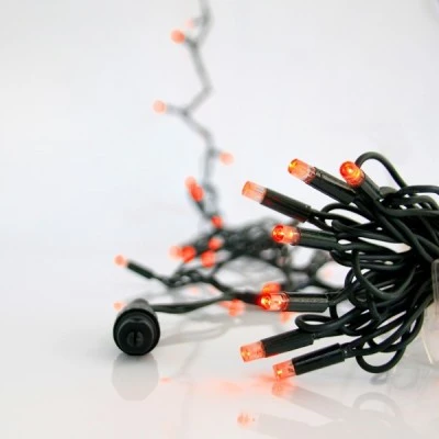 96 led λαμπάκια σε σειρά κόκκινο φως με  2 επεκτάσεις έως 10 σετ & πράσινο καουτσούκ καλώδιο IP65 χωρίς μετασχηματιστή χωρίς προέκταση παροχής 