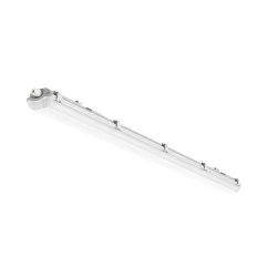 Φωτιστικό Στεγανό IP65 για 2x20W LED Tube 1.20m PC Γκρι