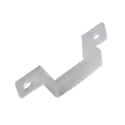 Βάση πλαστική ωμέγα για ταινία led 220V 15mm Βάση πλαστική ωμέγα για ταινία led 220V 15mm
