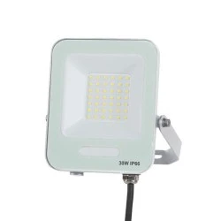 Λευκός προβολέας led smd 30W 4000K ενδιάμεσο φως 3600lm κατάλληλος για εξωτερικό χώρο IP66 plus