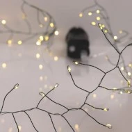 960 mini led Cluster σε σειρά θερμό λευκό φως με 8 προγράμματα & μνήμη, μετασχηματιστή & PVC πράσινο χάλκινο καλώδιο IP44