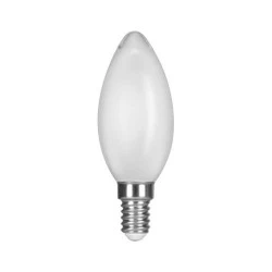 Λάμπα LED κερί Crossed Filament 6.5W E14 θερμό χρώμα φωτός 3000k 806lm 220-240V Milky