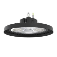 Καμπάνα βιομηχανική LED SMD UFO 220-240V 120-150-200W 4000k ενδιάμεσο χρώμα φωτός σε μαύρο χρώμα 