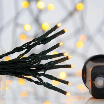400 led λαμπάκια σε σειρά θερμό λευκό με 8 προγράμματα & μνήμη, μετασχηματιστή 31V πράσινο pvc καλώδιο IP44 400 led λαμπάκια σε σειρά θερμό λευκό με 8 προγράμματα & μνήμη, μετασχηματιστή 31V πράσινο pvc καλώδιο IP44