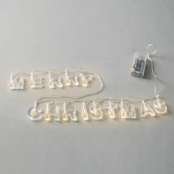 Γιρλάντα MERRY CHRISTMAS με 14 led διάφανα γράμματα σε θερμό λευκό led, μπαταρία 2xΑΑ, χρονοδιακόπτη & διάφανο pvc καλώδιο IP20 Γιρλάντα MERRY CHRISTMAS με 14 led διάφανα γράμματα σε θερμό λευκό led, μπαταρία 2xΑΑ, χρονοδιακόπτη & διάφανο pvc καλώδιο IP20