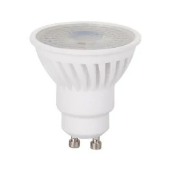 Λάμπα LED GU10 7,1W 945lm με κεραμική βάση 6500Κ ψυχρό φως στενής δέσμης 38° "pro" 175-265V