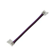Ενωτικός σύνδεσμος με καλώδιο για smd rgbw led ταινίες 10mm με τάση τροφοδοσίας 0-24V