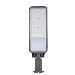 Φωτιστικό δρόμου led smd 160-265V 150W σε ψυχρό φως 6500Κ 18000lm IP66 plus γκρι χρώμα