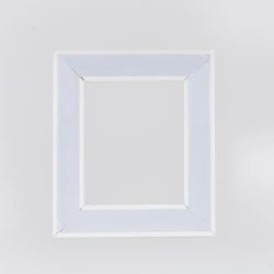 Τετράγωνο φωτιστικό χωνευτό 120x120 172,8W θερμό φως 3000K 35-40V λευκό χρώμα από αλουμίνιο IP40
