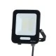 Προβολέας led smd 30W ψυχρό φως 6500K plus 3600lm 160-265V με γωνία δέσμης 120° μαύρος IP66 στεγανός