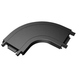Σύνδεσμος μαγνητικής ράγας 40V ultra slim σε καμπύλη μαύρο χρώμα