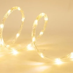 Smd led φωτοσωλήνα 18m μονοκάναλη σε θερμό φως 8 προγραμμάτων & μνήμη με μετασχηματιστή 31v και προέκταση παροχής 3m ip44