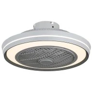 Ανεμιστήρας πλαφονιέρα οροφής 20W Φ51cm λευκό χρώμα με πλέγμα φωτισμό RGB 60W με τηλεχειριστήριο & χρονοδιακόπτη Ανεμιστήρας πλαφονιέρα οροφής 20W Φ51cm λευκό χρώμα με πλέγμα φωτισμό RGB 60W με τηλεχειριστήριο & χρονοδιακόπτη