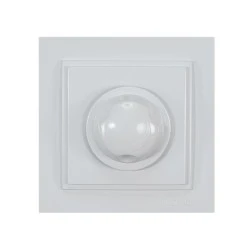 Ροοστάτης-dimmer led 500W σε λευκό χρώμα χωνευτός