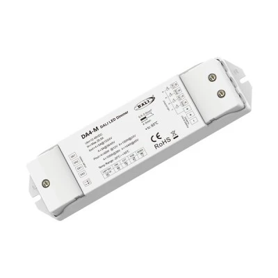 Dimmer DALI PRO led ''da4-m''με 4 κανάλια 12-24vdc/4ch 5Α 36-48vdc/4ch 3Α