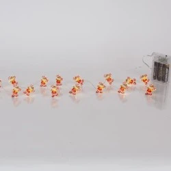20 mini led σχέδιο candy ξωτικά σε θερμό λευκό φως, μπαταρία 3xΑΑ, χρονοδιακόπτη & ασημί χάλκινο καλώδιο IP20 20 mini led σχέδιο candy ξωτικά σε θερμό λευκό φως, μπαταρία 3xΑΑ, χρονοδιακόπτη & ασημί χάλκινο καλώδιο IP20