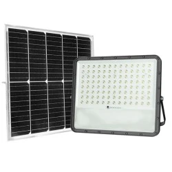 Ηλιακός Προβολέας LED SMD 400W 3CCT IP66 Μαύρος με Μπαταρία 25Ah & Τηλεχειριστήριο PLUS Ηλιακός Προβολέας LED SMD 400W 3CCT IP66 Μαύρος με Μπαταρία 25Ah & Τηλεχειριστήριο PLUS