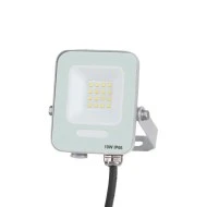Προβολέας led smd 10W 160-265V λευκό χρώμα με ενδιάμεσο φως 4000K 1200lm plus στεγανός IP66