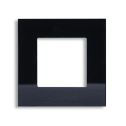 Γυάλινο πάνελ smart wifi πρίζας μαύρο 85x85x10mm συνδυάζεται με τις πρίζες 152-60666 & 152-60676