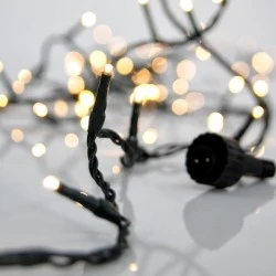 700 led λαμπάκια ρεύματος σε θερμό χρώματος 4 επεκτάσεις μέχρι 2 σετ με πράσινο pvc καλώδιο προέκταση παροχής 3m IP44