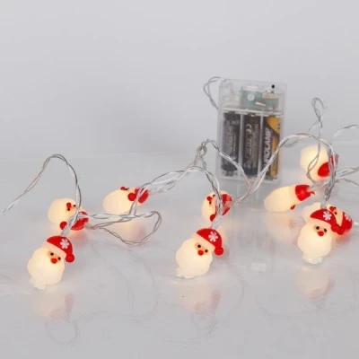 10 led σε σχέδιο άγιος Βασίλης θερμό λευκό φως με μπαταρία 3xΑΑ,χρονοδιακόπτη & διάφανο pvc καλώδιο IP20 10 led σε σχέδιο άγιος Βασίλης θερμό λευκό φως με μπαταρία 3xΑΑ,χρονοδιακόπτη & διάφανο pvc καλώδιο IP20
