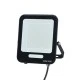 Προβολέας led smd 100W με θερμό φως 3000K 12000lm μαύρο χρώμα στεγανός IP66 plus