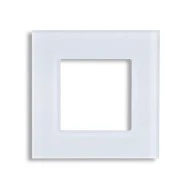 Γυάλινο πάνελ smart wifi πρίζας άσπρο 85x85x10mm συνδυάζεται με τις πρίζες 152-60665 & 15260675