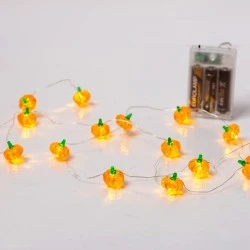 20 mini led σχέδιο κολοκύθα με πράσινο κοτσάνι σε θερμό λευκό φως, μπαταρία 3xΑΑ, χρονοδιακόπτη & ασημί χάλκινο καλώδιο IP20 20 mini led σχέδιο κολοκύθα με πράσινο κοτσάνι σε θερμό λευκό φως, μπαταρία 3xΑΑ, χρονοδιακόπτη & ασημί χάλκινο καλώδιο IP20