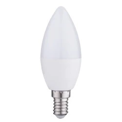 Λάμπα LED κεράκι FROST E14 175-265V 2,9W 3000k θερμό χρώμα φωτός 470lm IP20 με γωνία δέσμης 200° Λάμπα LED κεράκι FROST E14 175-265V 2,9W 3000k θερμό χρώμα φωτός 470lm IP20 με γωνία δέσμης 200°