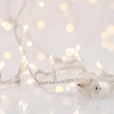 300 led λαμπάκια σε σειρά θερμό λευκό με 4 επεκτάσεις έως 3 σετ, 31v μετασχηματιστή & διάφανο pvc καλώδιο IP44 300 led λαμπάκια σε σειρά θερμό λευκό με 4 επεκτάσεις έως 3 σετ, 31v μετασχηματιστή & διάφανο pvc καλώδιο IP44