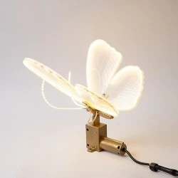 Πεταλούδα φωτιζόμενη 60cm με κίνηση φτερών & 120 led/m σε θερμό λευκό φως με 24v μετασχηματιστή & προέκταση 3m IP44 Πεταλούδα φωτιζόμενη 60cm με κίνηση φτερών & 120 led/m σε θερμό λευκό φως με 24v μετασχηματιστή & προέκταση 3m IP44