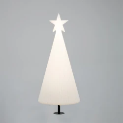 Φωτιζόμενο 3D δέντρο 90cm με θερμό λευκό LED, μετασχηματιστή 5V, χρονοδιακόπτη και μεταλλική στήλη IP44