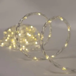 Φωτοσωλήνα smd led θερμό λευκό φως 6m μονοκάναλη με ηλιακό πάνελ και αισθητήρα φωτός προέκταση παροχής 2m ip44