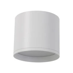 Σποτ εξωτερικό αλουμίνιου LED σε λευκό χρώμα 10W με δυνατότατα επιλογής απόχρωσης φωτός 3CCT d100hx86cm