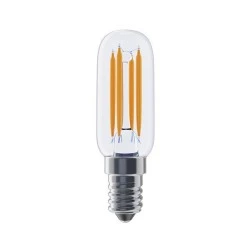 Λάμπα led filament διάφανη σωληνωτή E14 T25 220-240V 4.2W θερμό χρώμα φωτός 3000k 470lm 