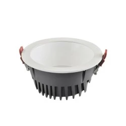 Φωτιστικό LED PANEL στρόγγυλο χωνευτό 25W 3CCT 2500lm με εξωτερική διάσταση Φ165mm σε λευκό χρώμα