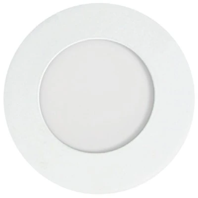 Φωτιστικό χωνευτό led slim PLUS 3W 85-265V 3CCT Φ90 λευκό SMD2835