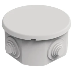 Μπουάτ εξωτερικό στρογγυλό Φ75x50mm IP55 λευκό RAL9010