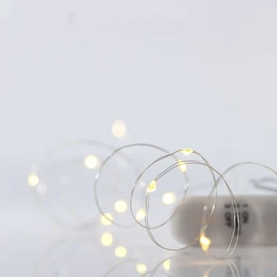 12 mini led λαμπάκια σε θερμό λευκό μπαταρίας 2xcr2032 & ασημί χάλκινο καλώδιο IP20 12 mini led λαμπάκια σε θερμό λευκό μπαταρίας 2xcr2032 & ασημί χάλκινο καλώδιο IP20