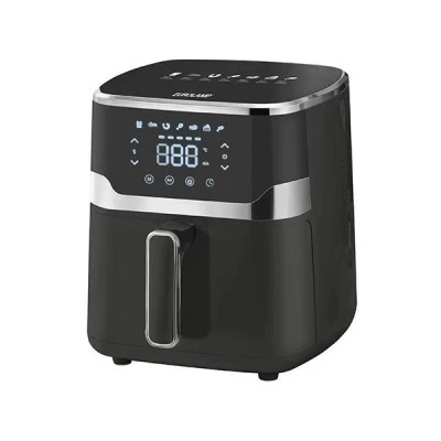 Φριτέζα αέρος 5L 1400W με 7 έξυπνα προεπιλεγμένα προγράμματα, αφαιρούμενο δίσκο και αντικολλητική επίστρωση μαύρο χρώμα 