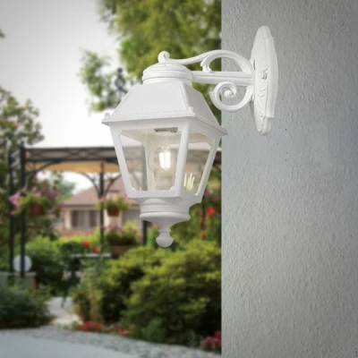 Φωτιστικό τοίχου Fumagalli Bisso Mary 1xE27 225x430mm IP55 λευκό 