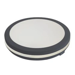 Πλαφονιέρα LED 30W 2700lm Φ30 με δυνατότητα επιλογής απόχρωσης φωτός 3CCT γραφίτης ARTE ILLUMINA OBEN IP65