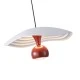 Φωτιστικό κρεμαστό αλουμινίου Εnigma LED 8W 3000Κ 400Lm Φ230mm κόκκινο χρώμα ARTE ILLUMINA Φωτιστικό κρεμαστό αλουμινίου Εnigma LED 8W 3000Κ 400Lm Φ230mm κόκκινο χρώμα ARTE ILLUMINA