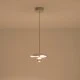 Κρεμαστό φωτιστικό μονόφωτο LED 8W θερμό φως 3000Κ 400Lm Φ230mm χρυσό χρώμα από αλουμίνιο ARTE ILLUMINA ENIGMA Κρεμαστό φωτιστικό μονόφωτο LED 8W θερμό φως 3000Κ 400Lm Φ230mm χρυσό χρώμα από αλουμίνιο ARTE ILLUMINA ENIGMA