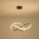 Φωτιστικό κρεμαστό αλουμινίου LED 30W θερμό χρώμα φωτός 3000Κ 2000Lm Φ60mm μαύρο ARTE ILLUMINA VENUS