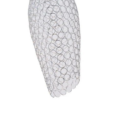 Φωτιστικό κρεμαστό LED 7,6W θερμό 3000K 780Lm 200x1960mm μεταλλικό ασημί ARTE ILLUMINA PERFORATO Φωτιστικό κρεμαστό LED 7,6W θερμό 3000K 780Lm 200x1960mm μεταλλικό ασημί ARTE ILLUMINA PERFORATO