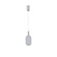 Φωτιστικό μεταλλικό ασημί LED 6,3W θερμό 3000K 648Lm Φ200x1580mm ARTE ILLUMINA PERFORATO