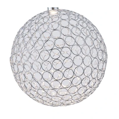 Φωτιστικό κρεμαστό οβαλ μεταλλικό LED 6,3W 3000K 648Lm Φ20x1588mm ασημί ARTE ILLUMINA PERFORATO Φωτιστικό κρεμαστό οβαλ μεταλλικό LED 6,3W 3000K 648Lm Φ20x1588mm ασημί ARTE ILLUMINA PERFORATO
